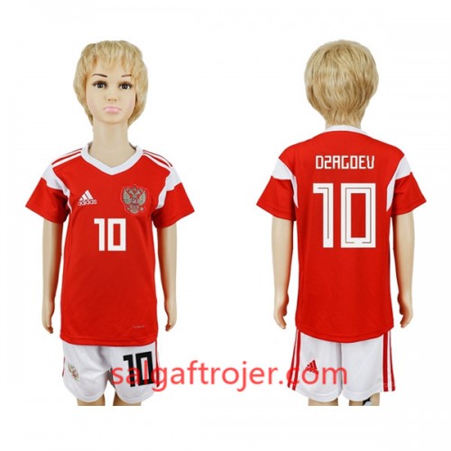 Rusland Fodboldtrøjer Ozdoev 10 Børn Hjemmebanesæt VM 2018 Rusland Fodboldtrøjer Ozdoev 10 Børn Hjemmebanesæt VM 2018